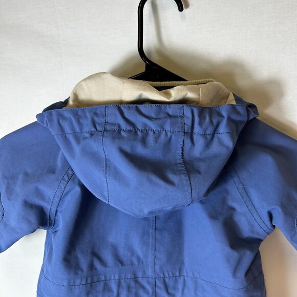 Mini A Ture Wisto Medium Blue Softshell Hooded Snowsuit Size 9 Months/74 cm - Picture 12 of 15